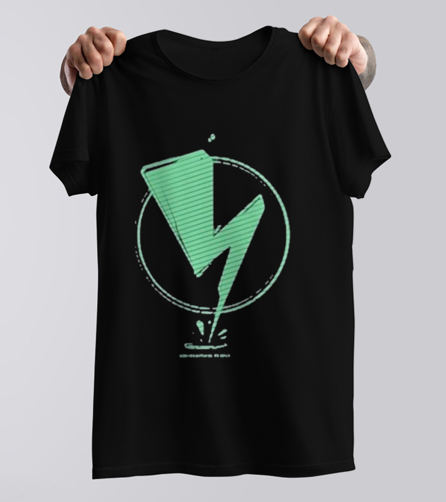 Sim The Beautiful People Lightning Bolt Circle T-Shirt