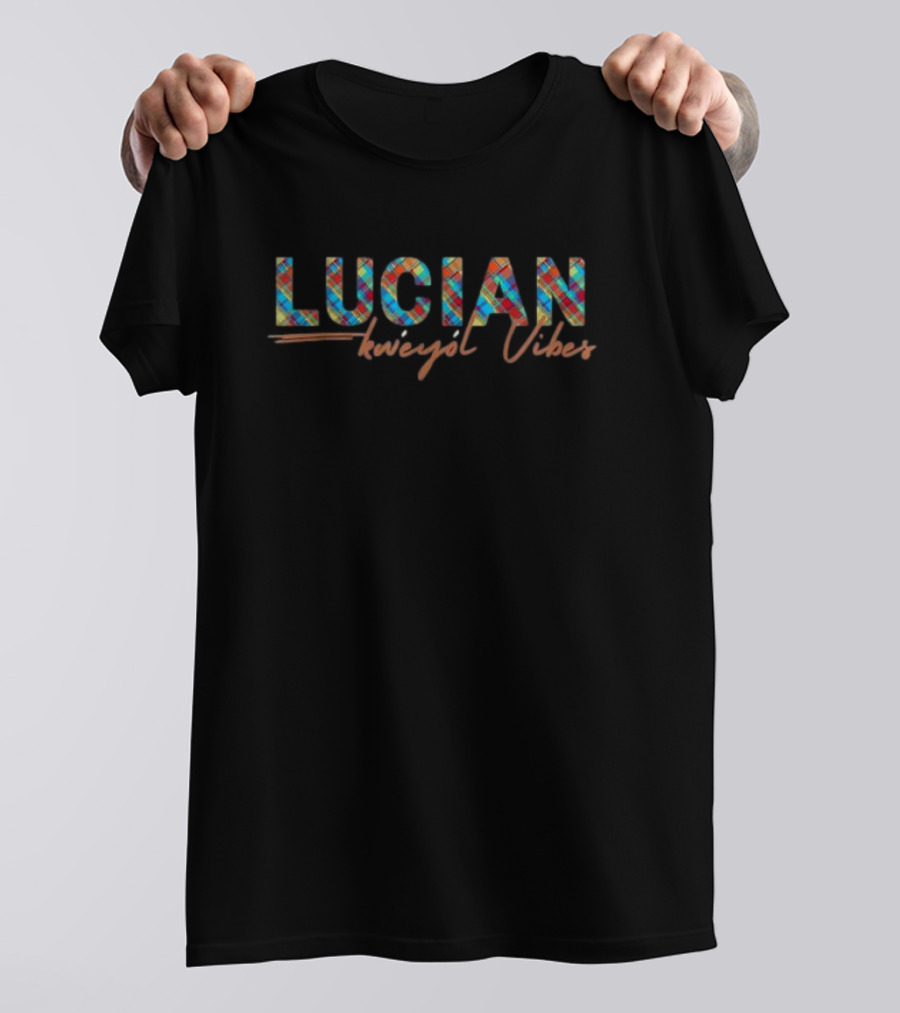St Lucia Creole Day Lucian Kweyol Vibes Colorful Heritage T-Shirt