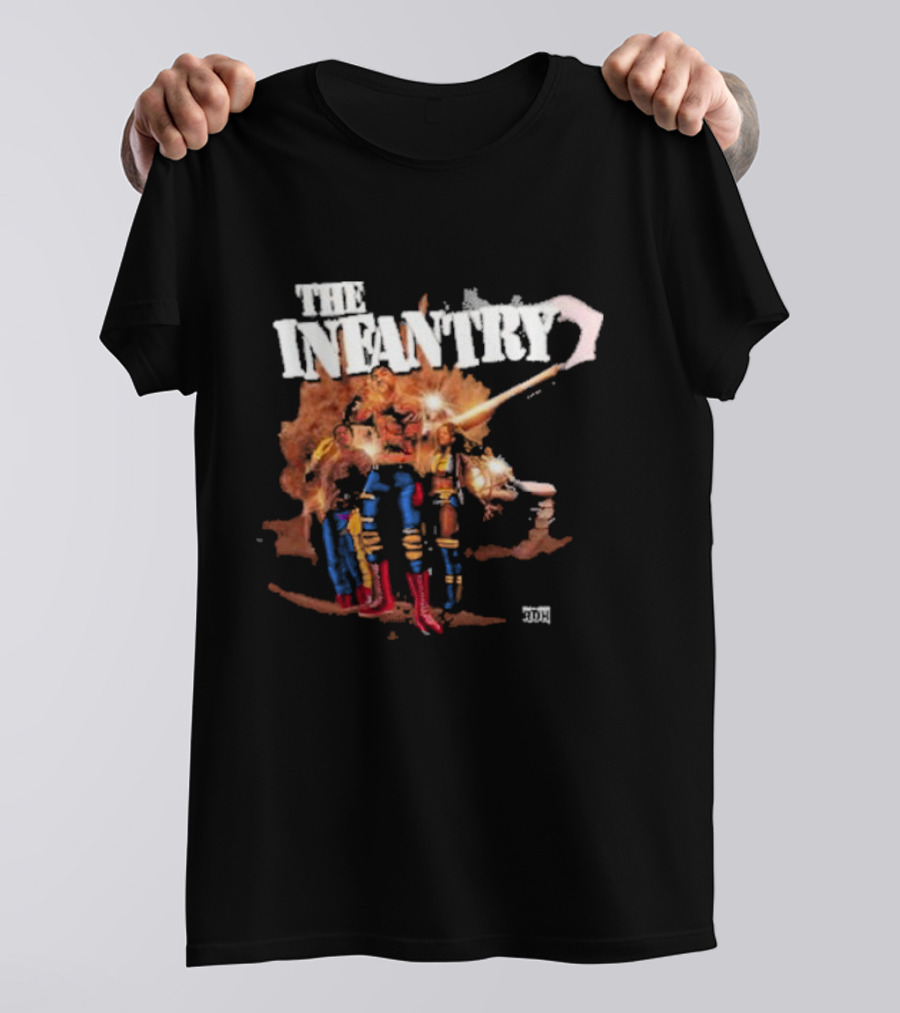 The Infantry Return Fire Comic Action Heroes T-Shirt