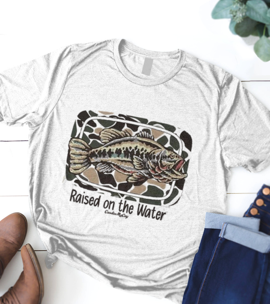 Raised On The Water Camden McCoy Fish Camouflage T-Shirt