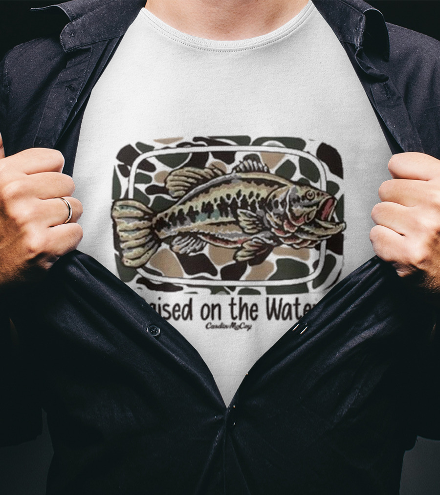 Raised On The Water Camden McCoy Fish Camouflage T-Shirt