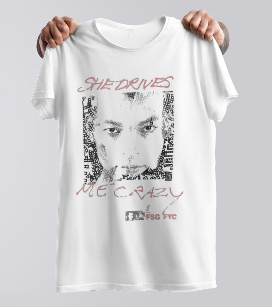 She Drives Me Crazy FSG FYC Face T-Shirt