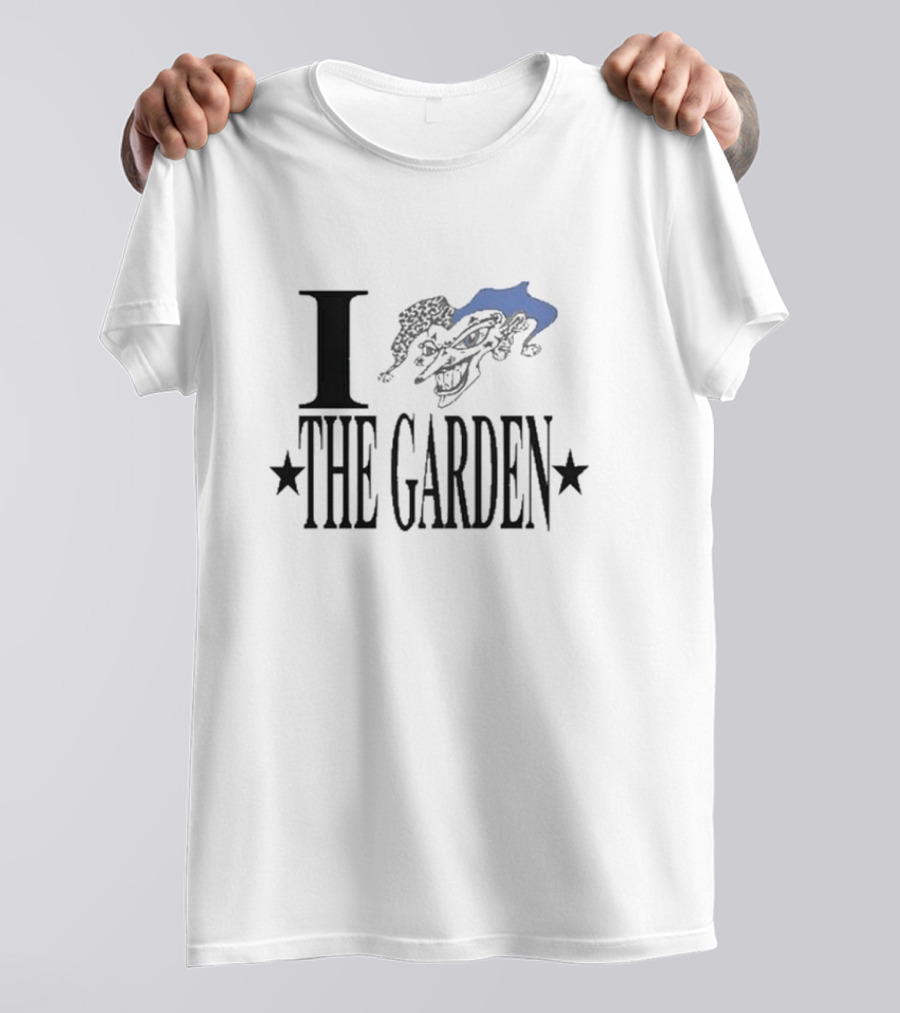 I Love The Garden Jester Face Stars T-Shirt