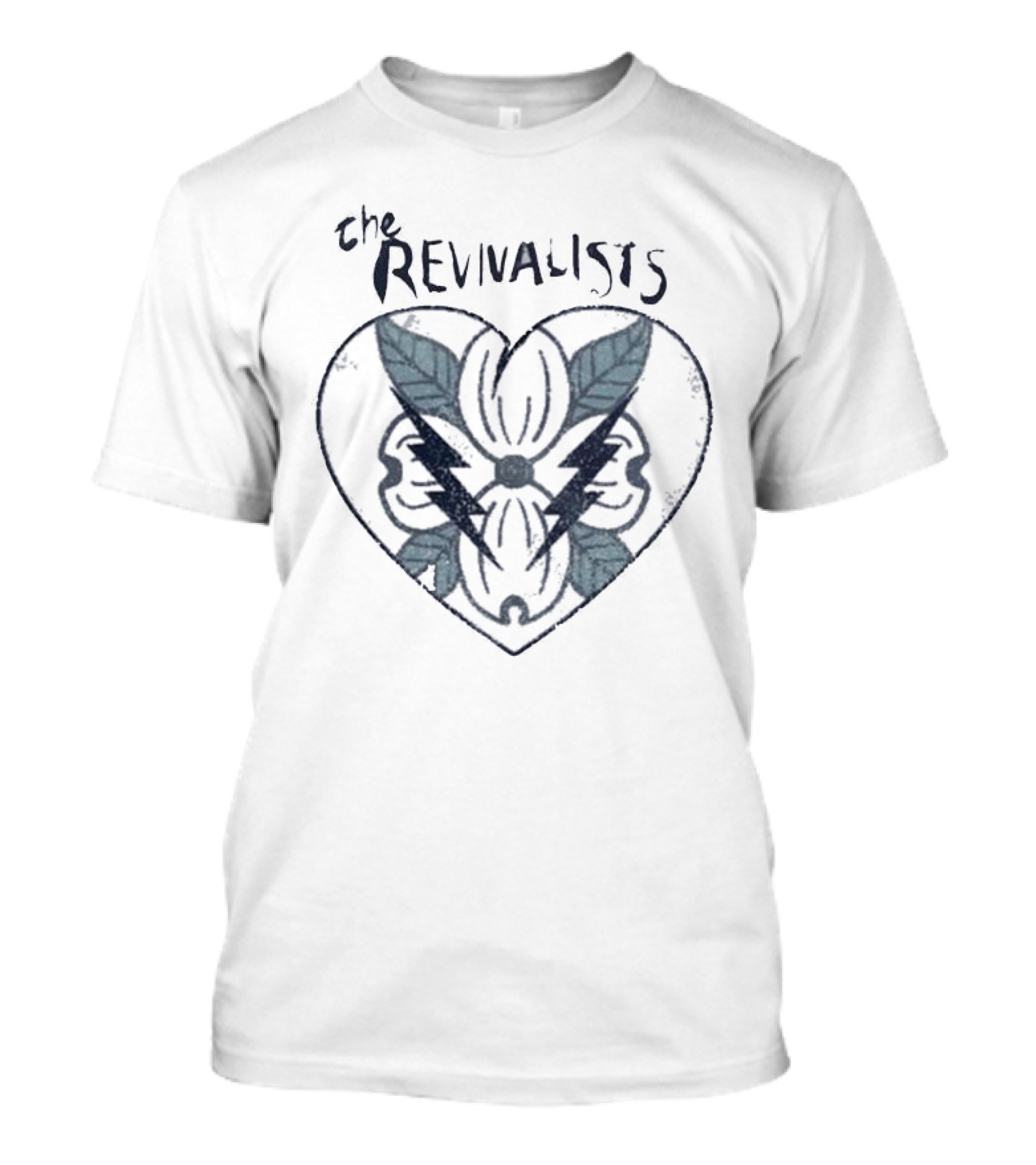 The Revivalists Heart Flower Lightning Bolt T-Shirt