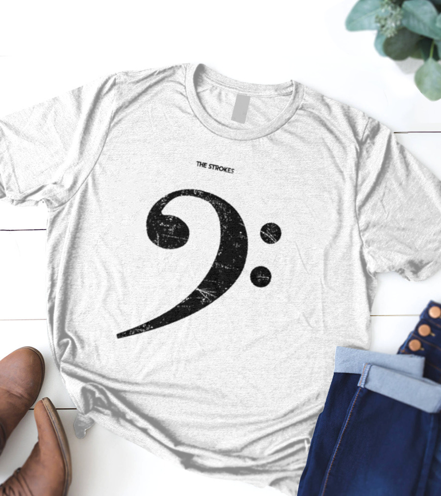 The Strokes Bass Clef T-Shirt