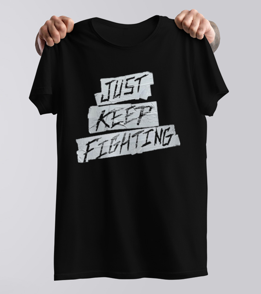 Kevin Owens Just Keep Fighting Blackout T-Shirt
