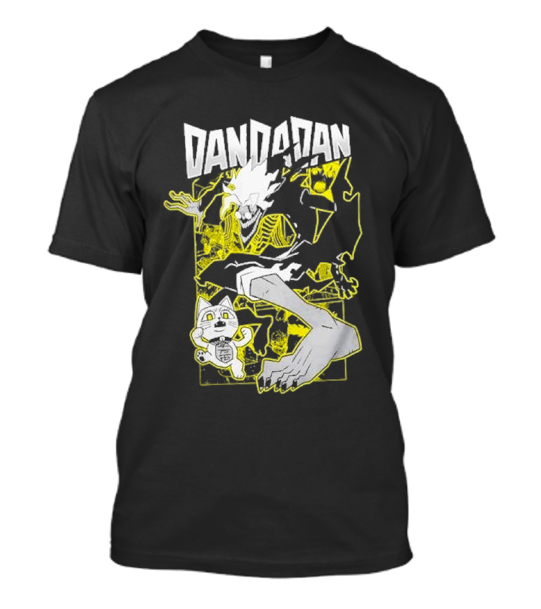 Dandadan Anime Manga Character Skeleton Creature Chase T-Shirt