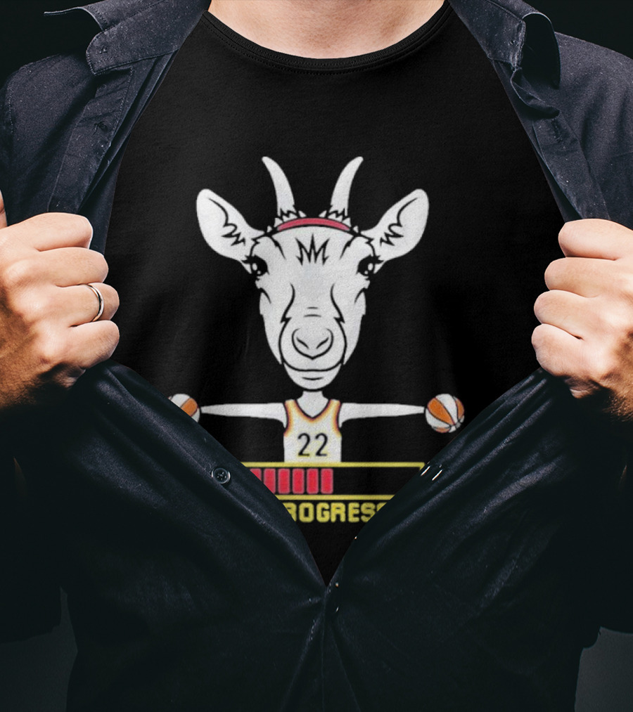 Goat In Progress 22 Basketball Fans Indiana T-Shirt