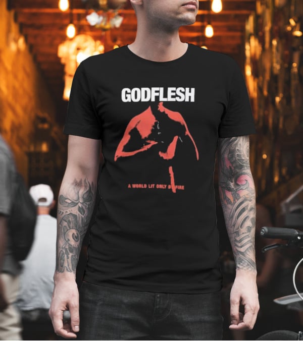 Godflesh A World Lit Only By Fire Red T-Shirt