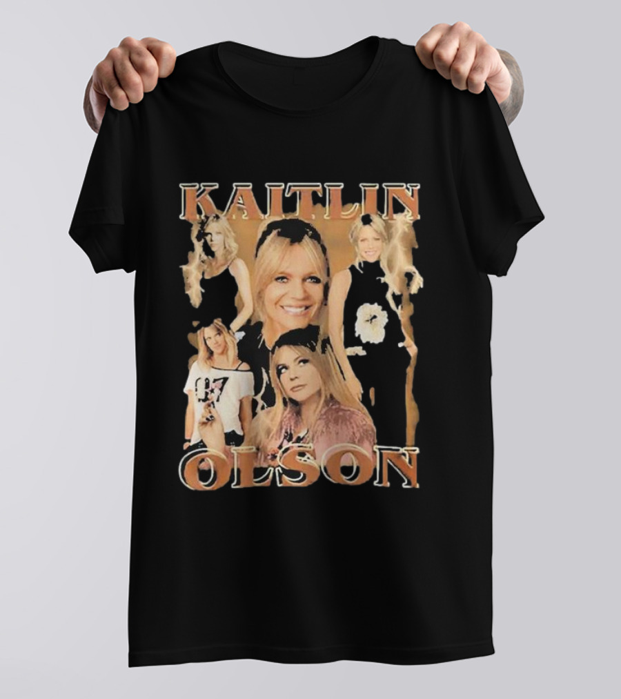 Kaitlin Olson Vintage Bootleg Collage T-Shirt