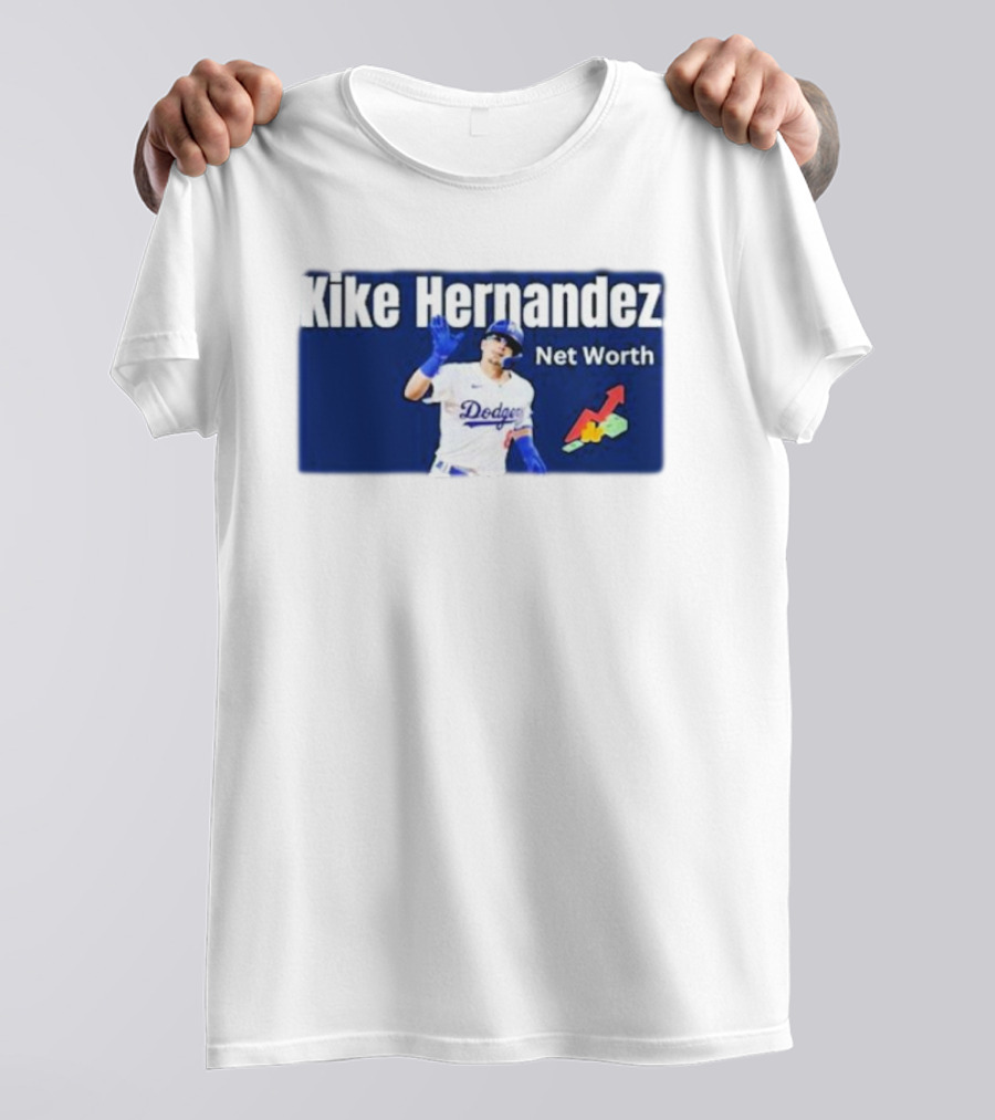 Kike Hernandez Dodgers Net Worth Baseball Analysis T-Shirt