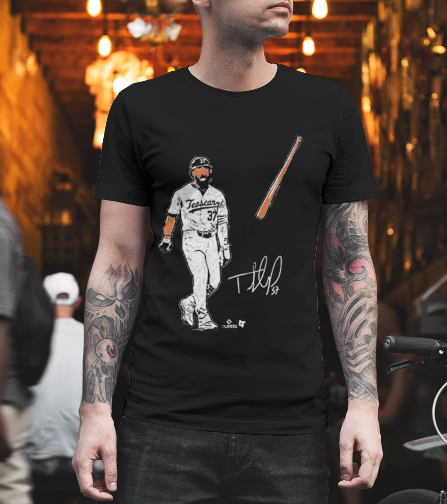 Teoscar Hernandez 37 Baseball Bat Flip Signature Players T-Shirt