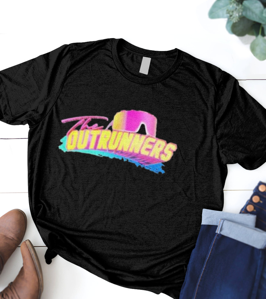The Outrunners Retro Neon Shades Vibes T-Shirt