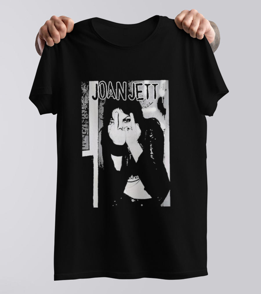Joan Jett Rock Icon Rebel Attitude Merry Xmas T-Shirt