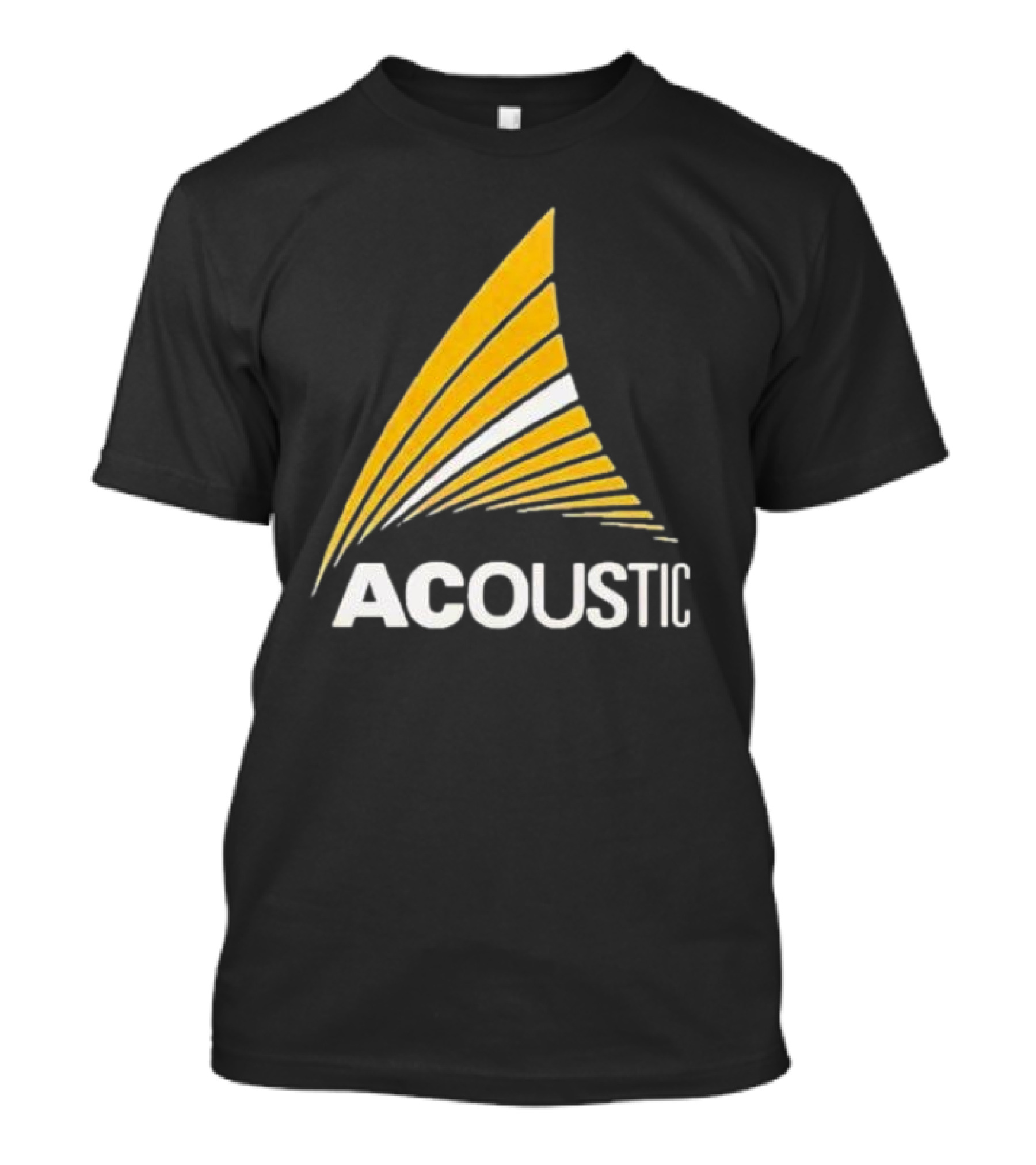 Acoustic Audio Yellow Wave T-Shirt