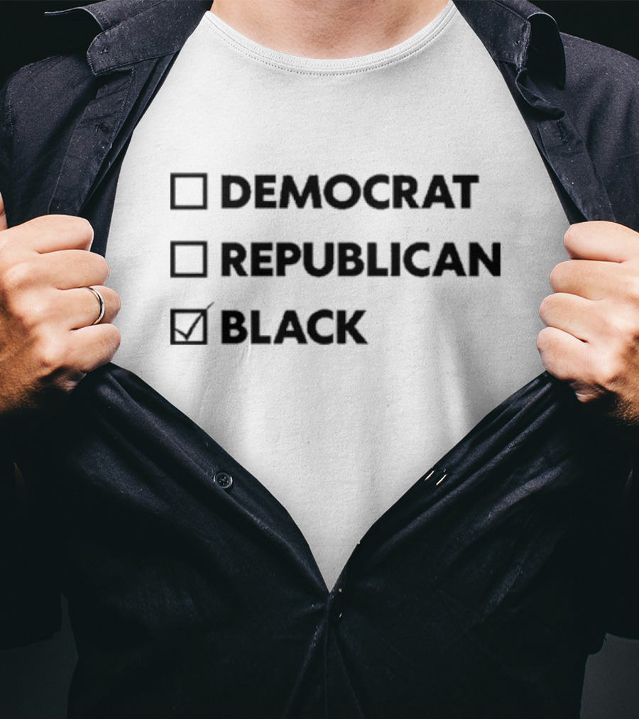 Democrat Republican Black Checkmark T-Shirt