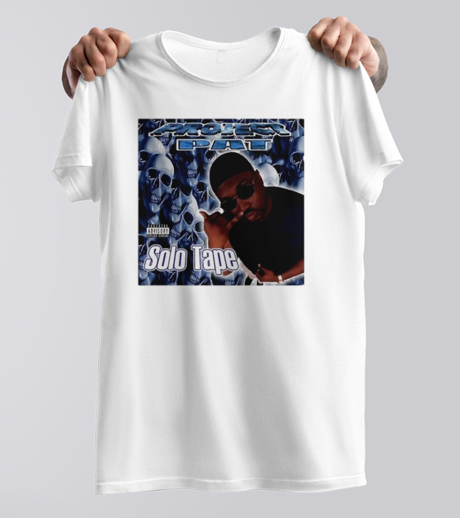 Project Pat Solo Tape Album Cover Skulls T-Shirt