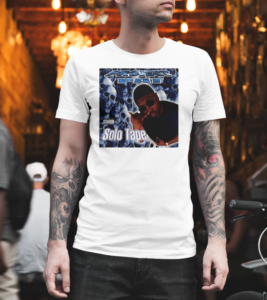 Project Pat Solo Tape Album Cover Skulls T-Shirt