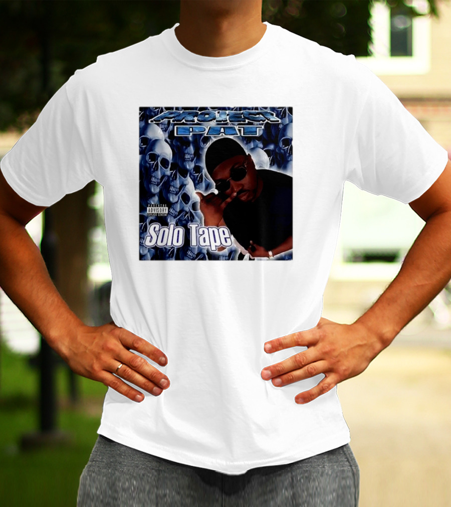 Project Pat Solo Tape Album Cover Skulls T-Shirt