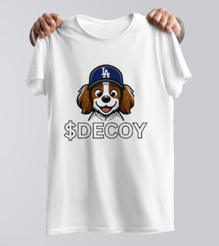 Shohei Ohtani LA Cap Dog $Decoy T-Shirt
