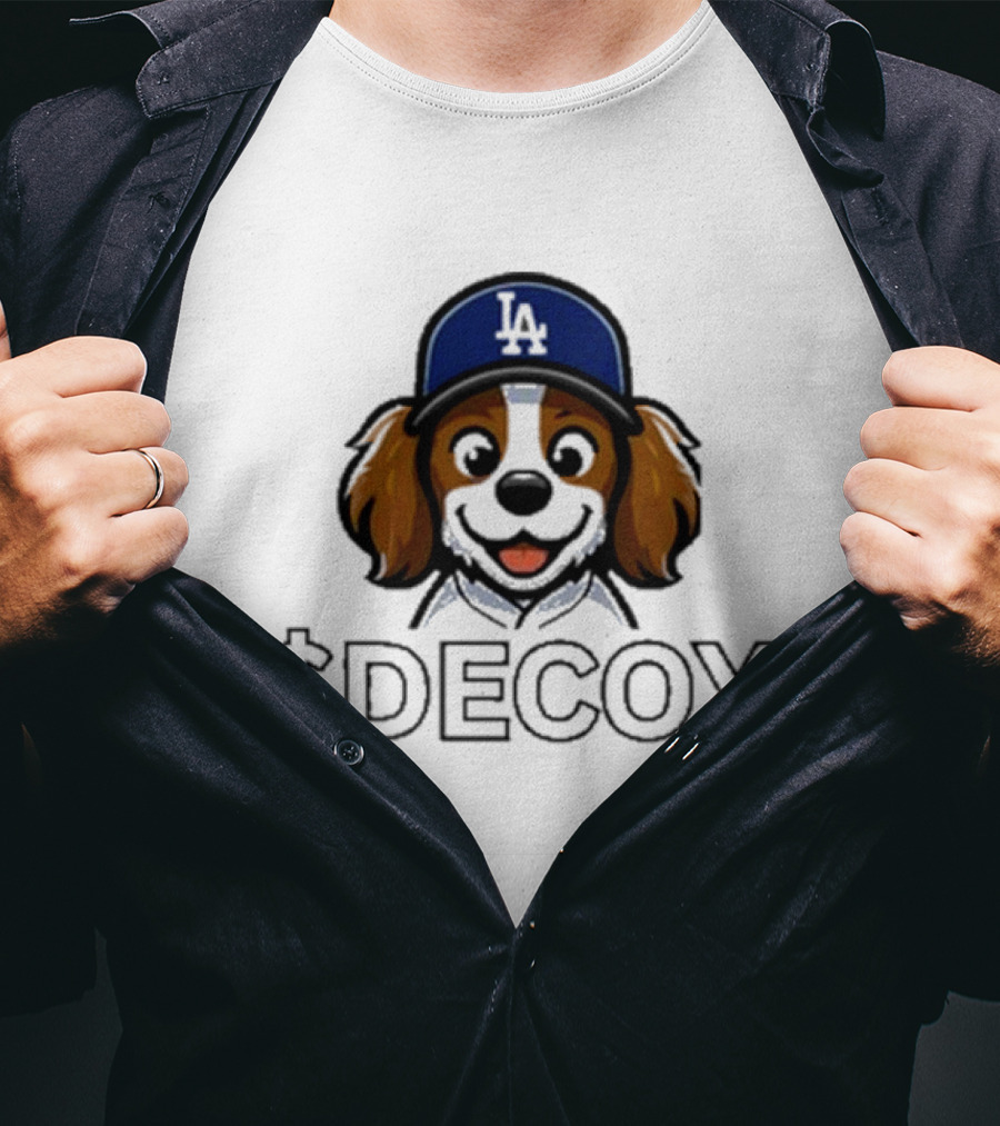 Shohei Ohtani LA Cap Dog $Decoy T-Shirt