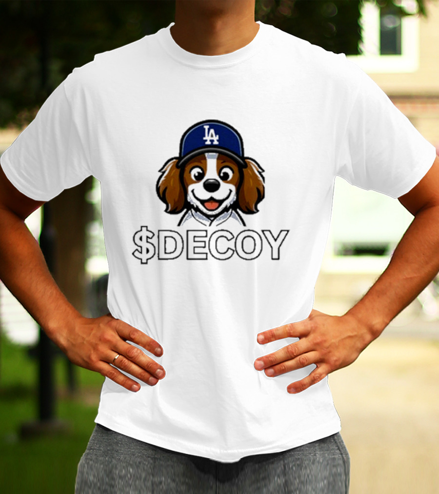 Shohei Ohtani LA Cap Dog $Decoy T-Shirt