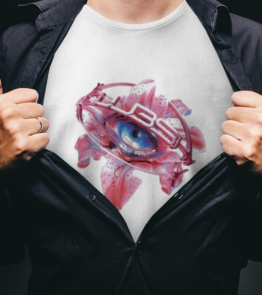 Shygirl Club Shy Inna Eye Vision Flower 3D Elements T-Shirt