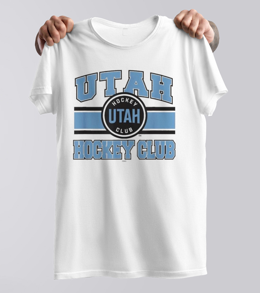 Utah Hockey Club Blue Stripe Licensed T-Shirt