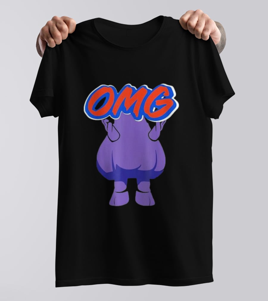 Grimace OMG New York Yankees Colors T-Shirt