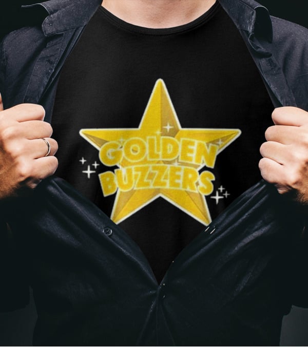 Scott Cramer The Cramer Games Golden Buzzers Star T-Shirt