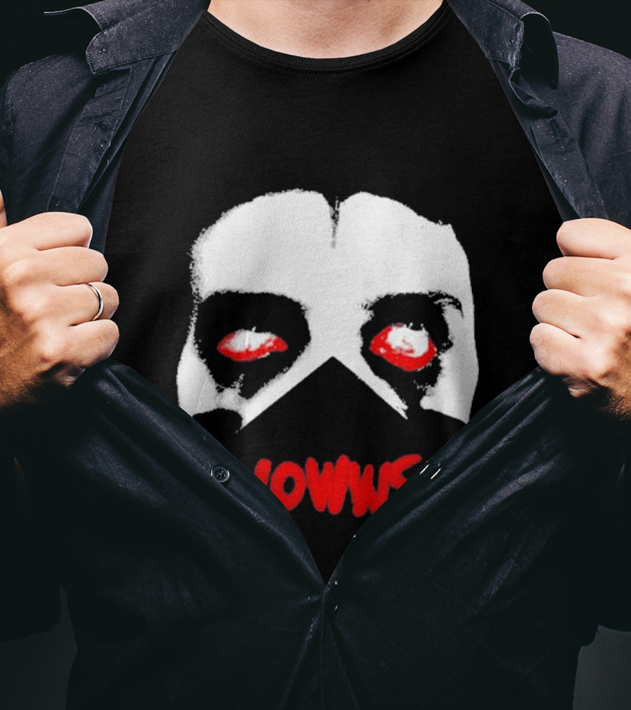 Vowws Hollow Face Red Eyes T-Shirt