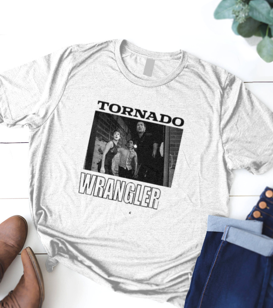 Tornado Wrangler Twisters Tyler Kate And Javi T-Shirt
