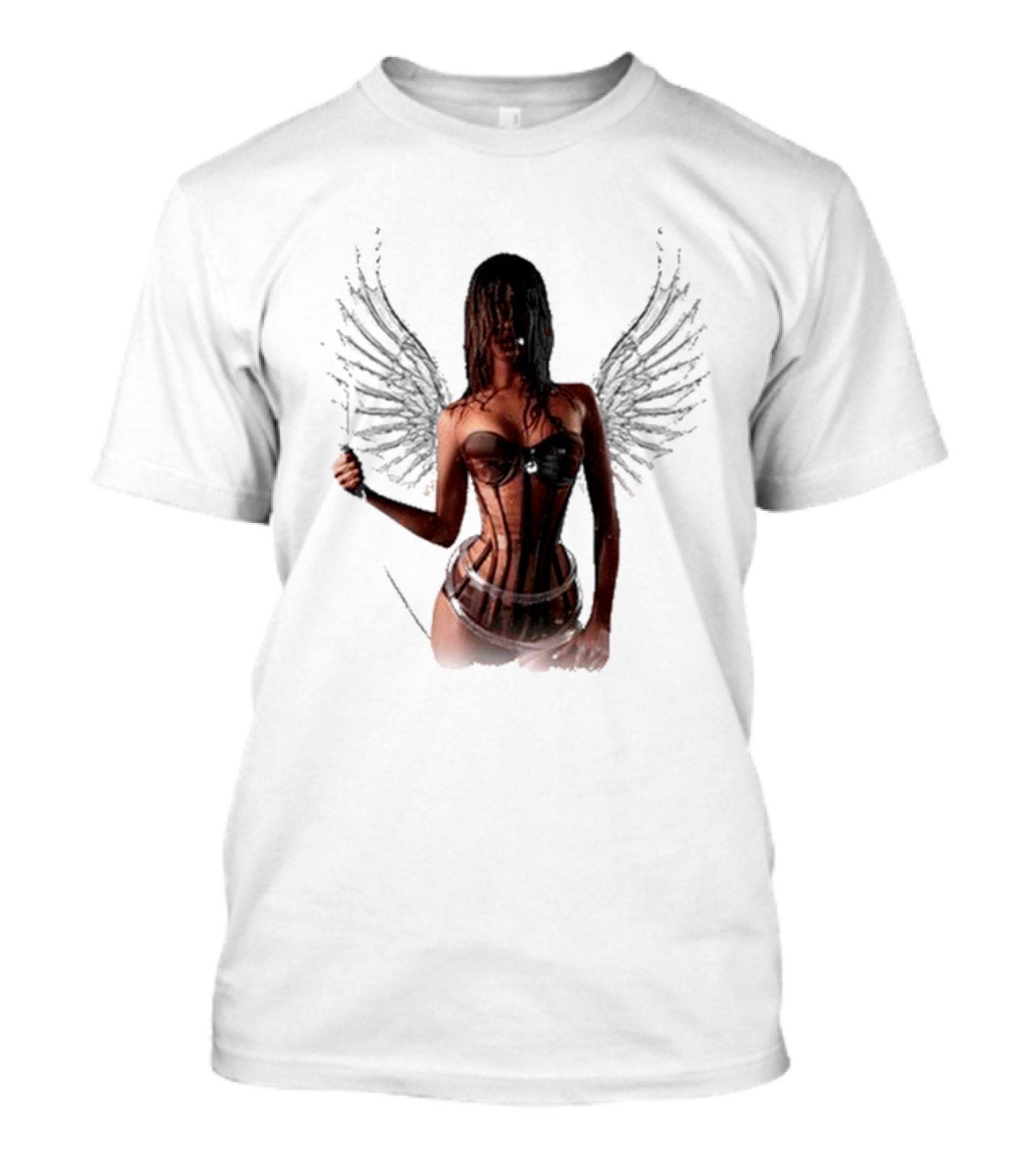 Tyla X Victoria's Secret Angel Wings Corset Fashion T-Shirt