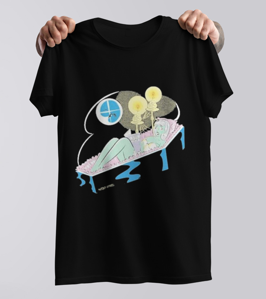 Real Monsters Lying In The Grave Creepy Artwork By Stacy Eyles T-Shirt