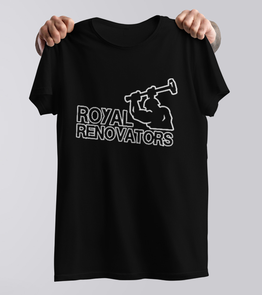 Royal Renovators Scott Cramer Construction Worker With Hammer T-Shirt