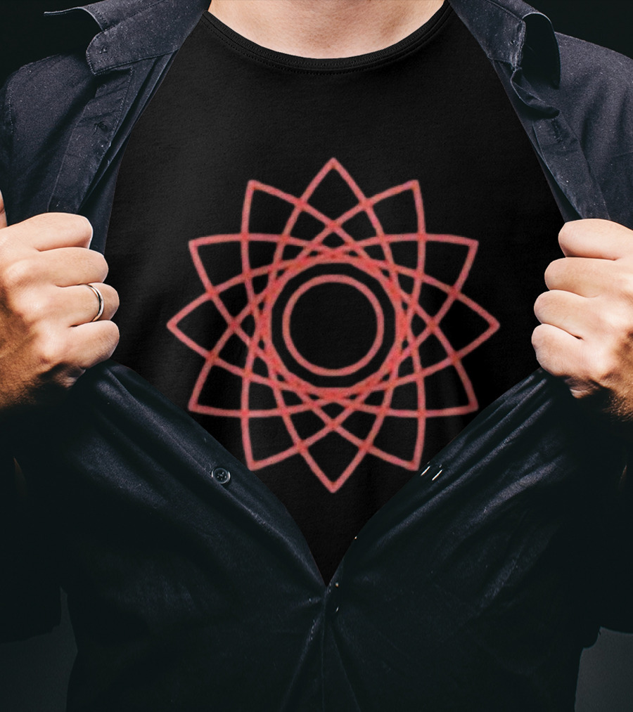 Silverstein Skin And Bones Geometric Flower T-Shirt