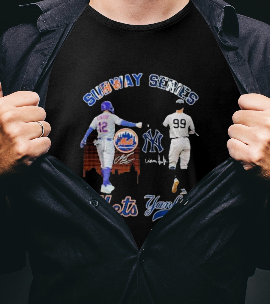 Subway Series Mets Yankees Lindor Judge T-Shirt