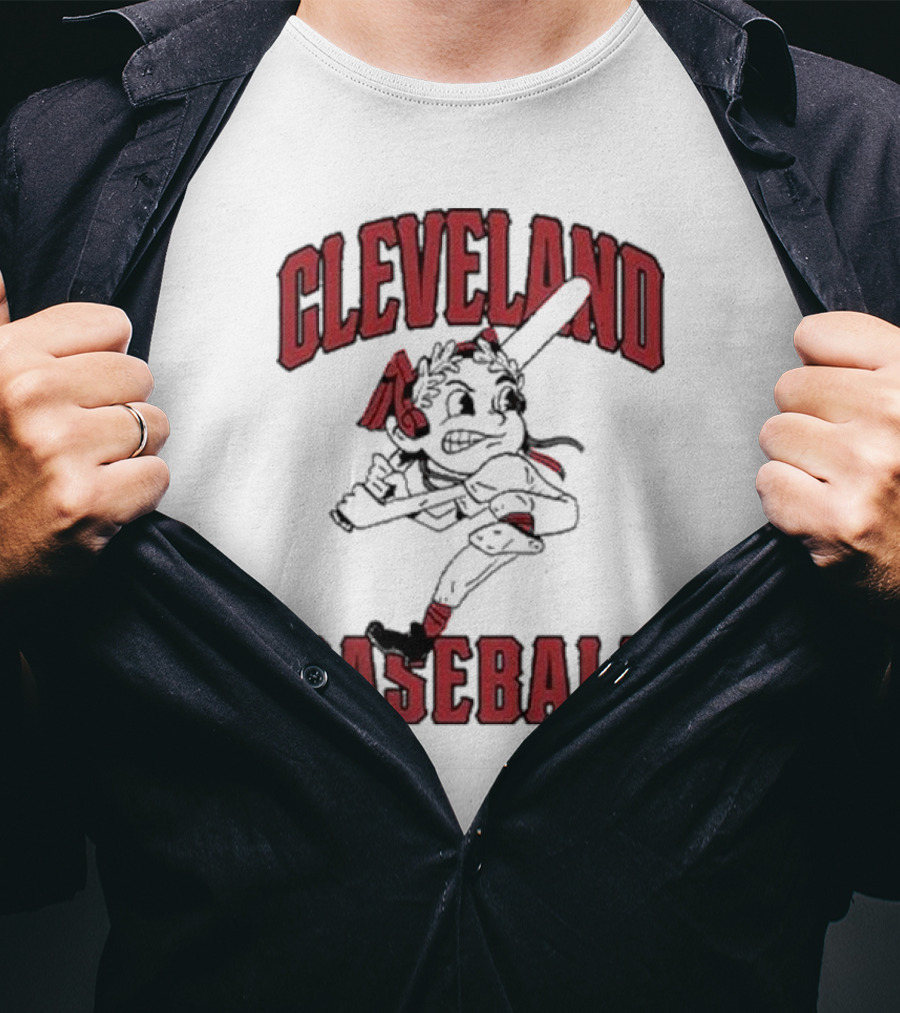 Cleveland Baseball Retro Chief Wahoo Character T-Shirt