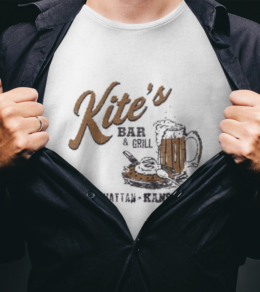 Kite's Bar And Grill Manhattan Kansas Beer And Food T-Shirt