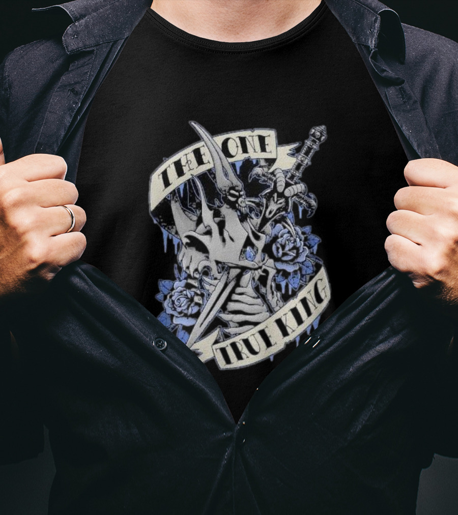 World Of Warcraft Sword And Roses The One True King T-Shirt