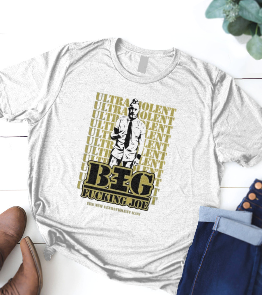 BIG FCKING JOE ULTRAVIOLENT ICON NEW ULTRAVIOLENT T-Shirt