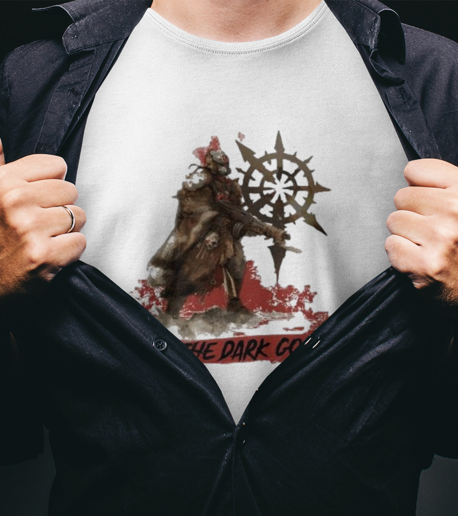 For The Dark Gods Chaos Cultist Symbol Warhammer 40K Fan T-Shirt