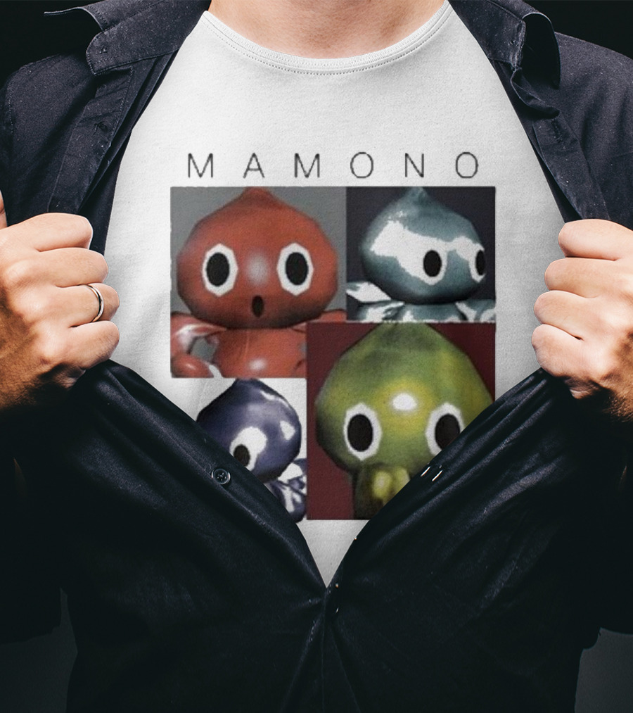 Mamono Ss24 Cute Colorful Creatures Quartet Chowlf T-Shirt