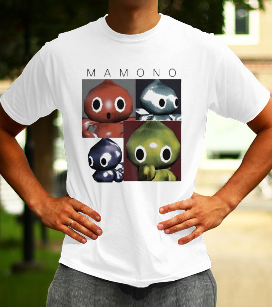 Mamono Ss24 Cute Colorful Creatures Quartet Chowlf T-Shirt