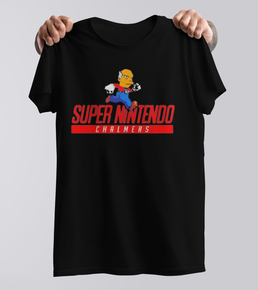 Super Nintendo Chalmers 8-Bit Character T-Shirt