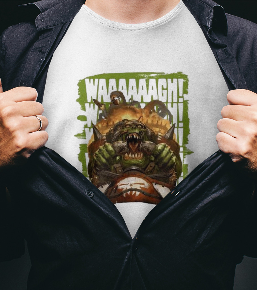 Waaagh Orks Speed Freaks Waaagh Ork Driving Symbolism T-Shirt