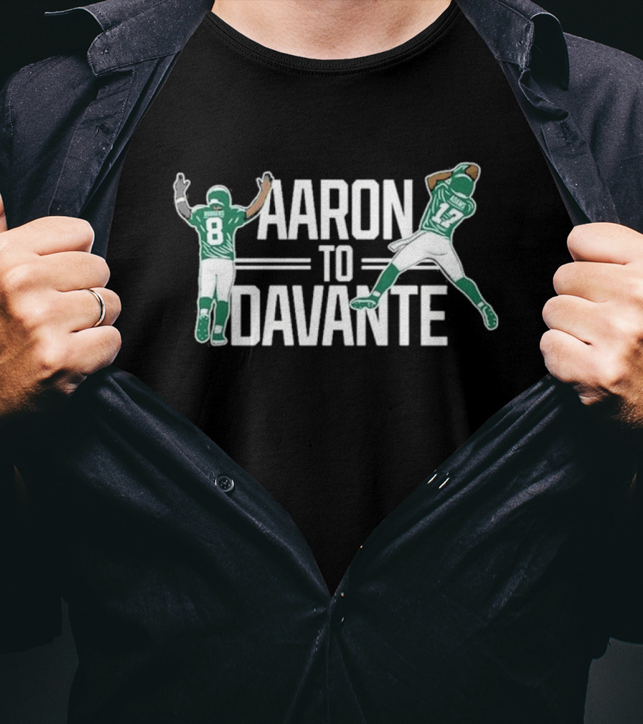 New York Jets Aaron To Davante Rodgers Adams T-Shirt