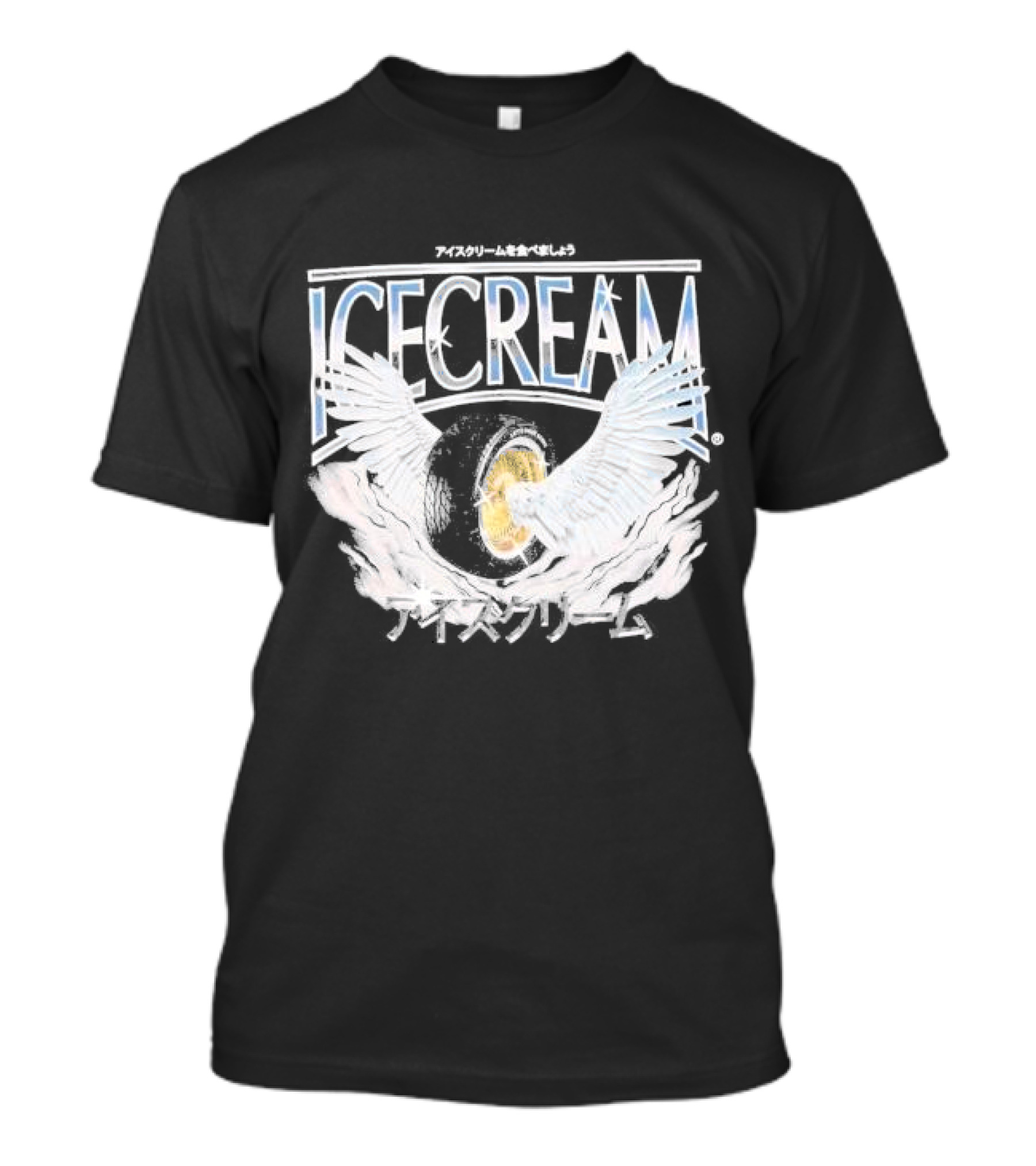 Icecream Heaven Winged Tire T-Shirt
