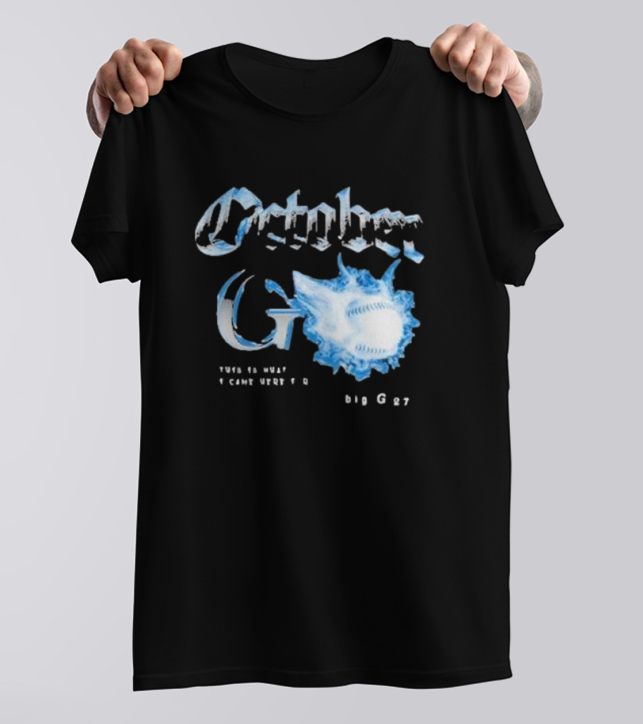 October G Big G27 Jomboy Media Baseball T-Shirt