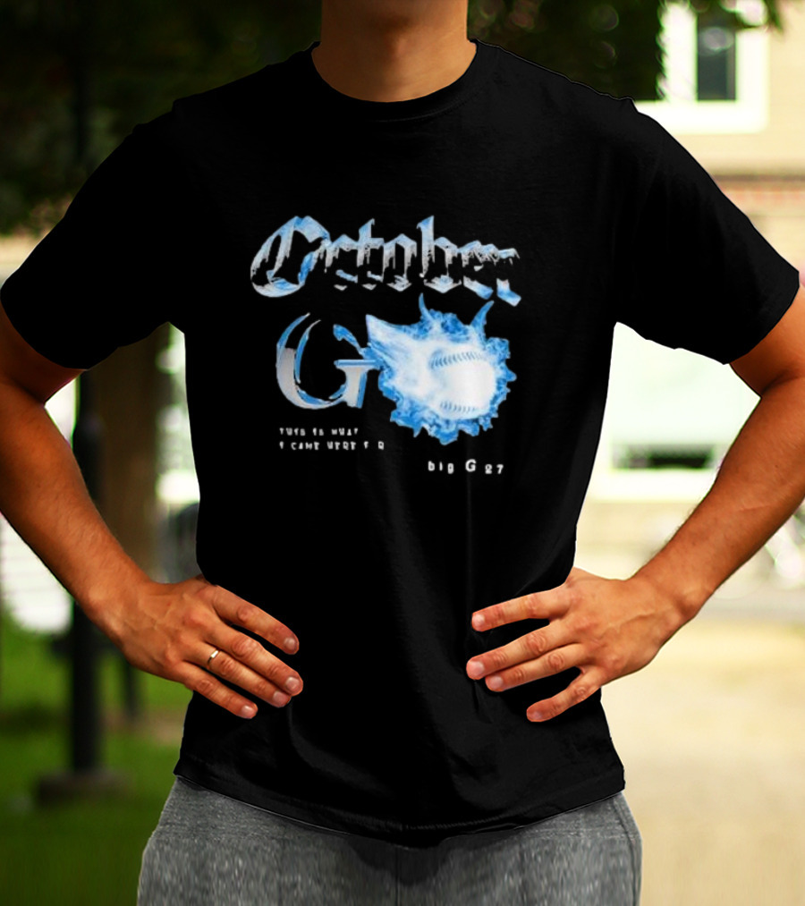 October G Big G27 Jomboy Media Baseball T-Shirt